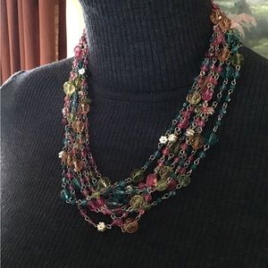 NWOT Beautiful Multi-Color Necklace